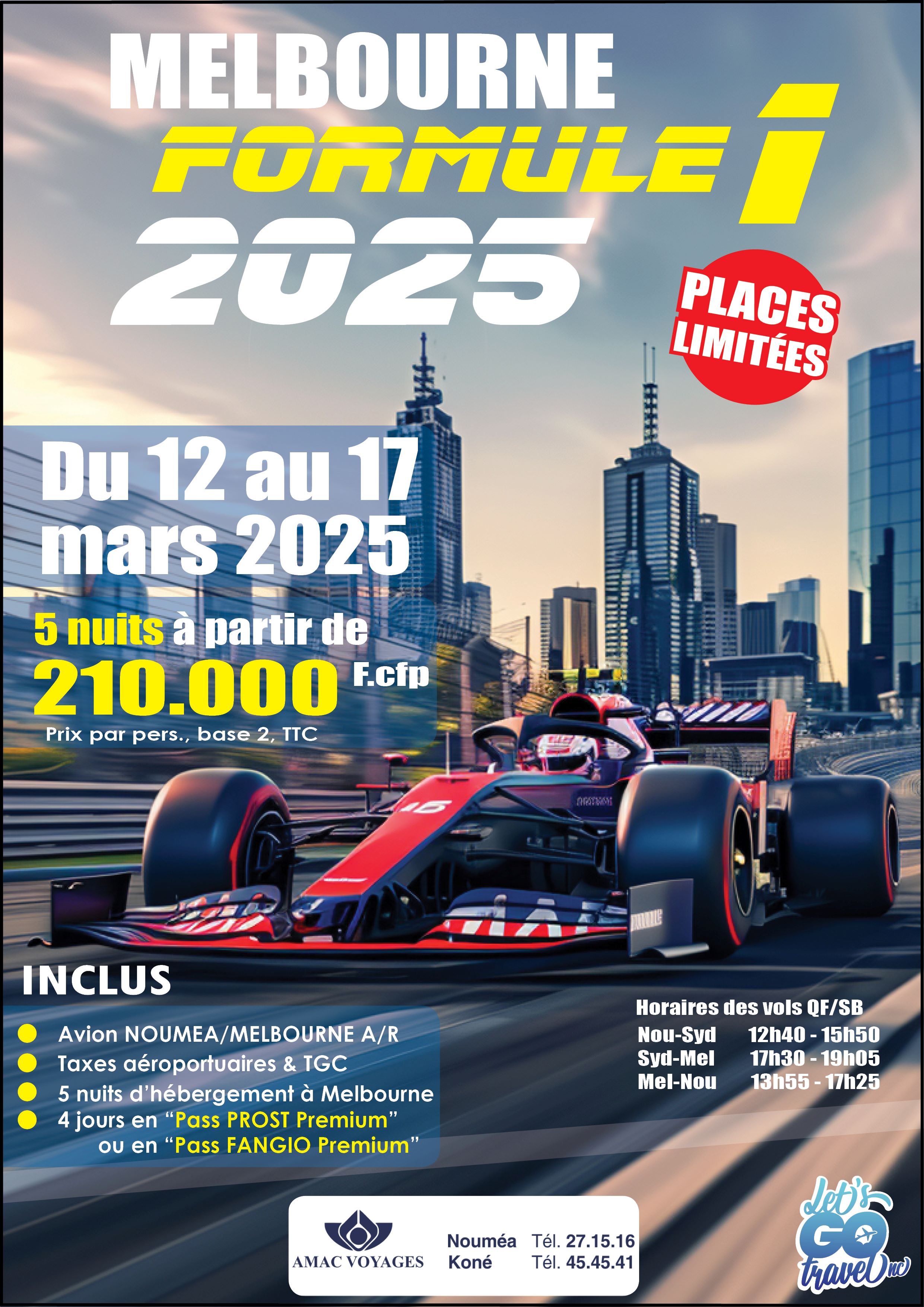 F1 GP Australia du 12 au 17 mars 2025 amac V 